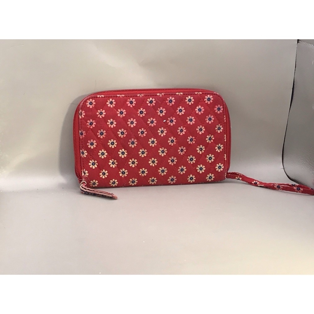 Vera Bradley‎ Red Floral Wallet Clutch - Picture 1 of 5